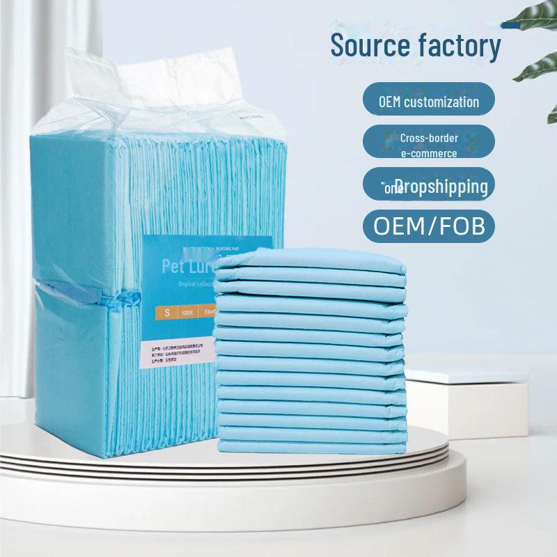Упаковка из 100 подгузников для мелких домашних животных - абсорбент и дезодорант для собак и кошек
