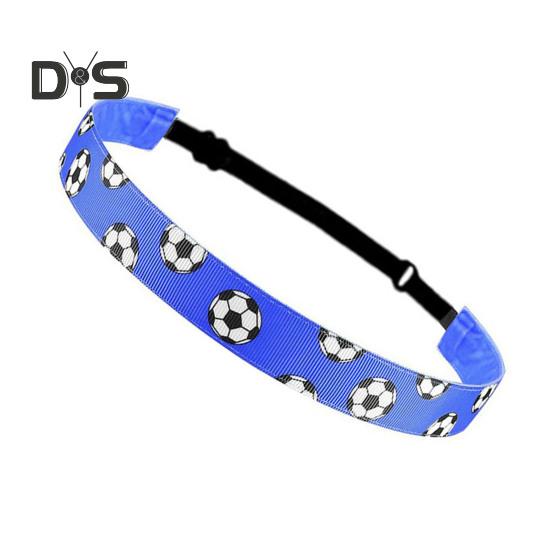 Футбольная повязка на голову, нескользящая спортивная повязка для волос для футбола, баскетбола, футбола, эластичная повязка на голову для девочек, для занятий спортом на открытом воздухе