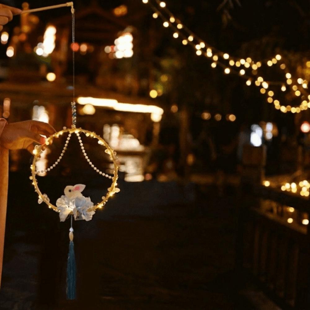 Handmade Children's Rabbit Lantern DIY Material Bag Mid-Autumn Festival Lamp Hanfu Accessories