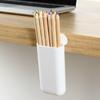 Plastic Desk Pen Holders Clip-on Wall Mounted Storage Box PC Screen Pen Holder  Stationery Storage