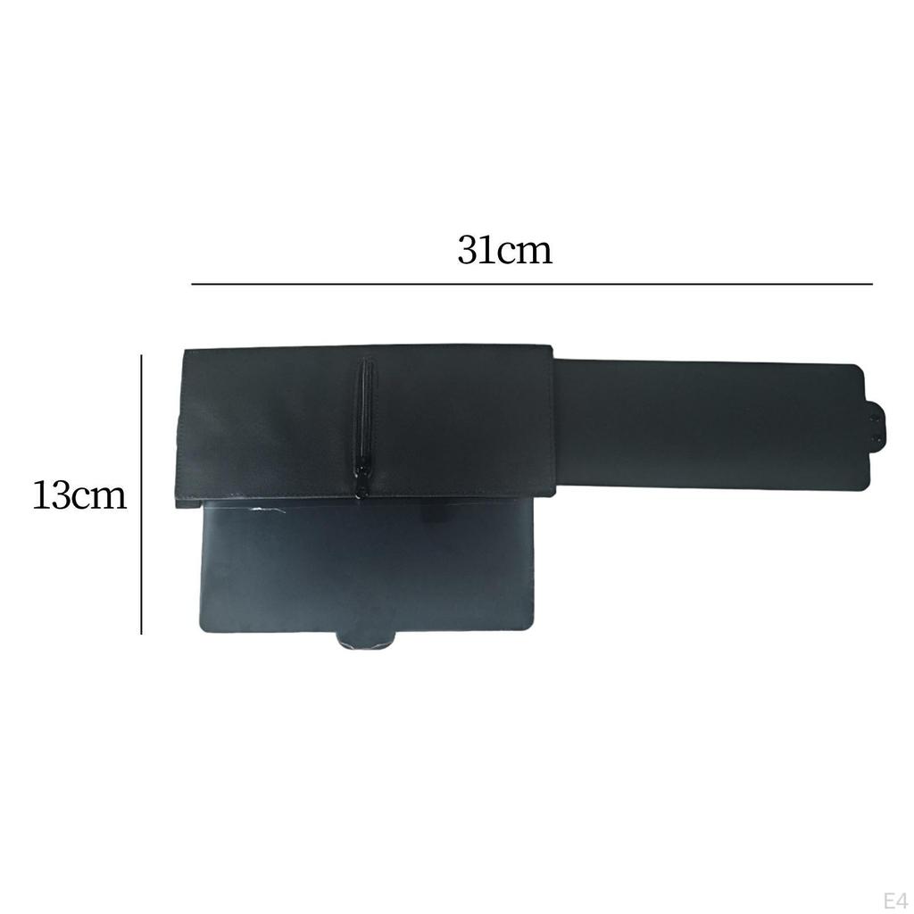 Car Sun Visor Extender Anti Glare Shade Protection Black Elastic Strap Accessory Adjustable for
