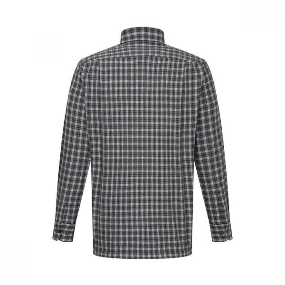 Daks Small Check Fleece Casual Shirt Regular Fit Dmw1shcl120g1