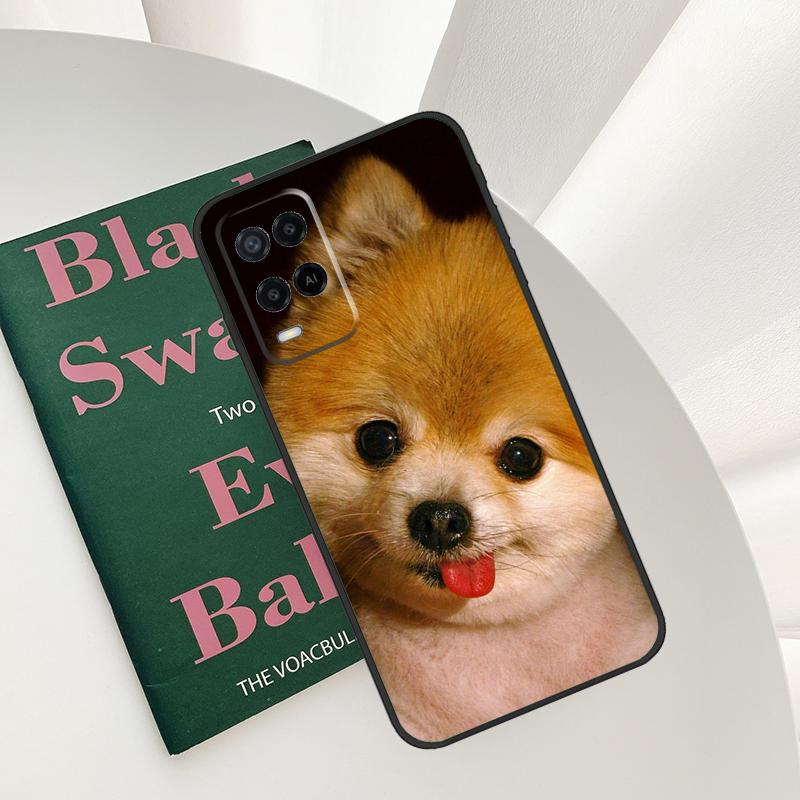 Pomeranian Dogs Dog Colorful Case For Oppo A58 A78 A98 A15 A16 A17 A52 A72 A76 A96 A54 A74 A94 A57 A77 A54S A57S Cover