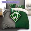 Sportverein Werder Bremen Pattern Bedding Quilt Set  Home Decoration  Gift (1 * duvet cover + 2 * pillowcase  without core)