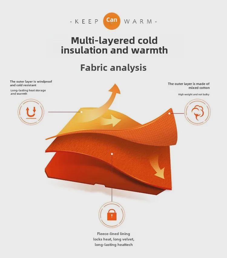 Men's Large Size Waterproof Winter Travel Jacket - Thick, Breathable, Medium-Long, Outdoor, Plus Velvet