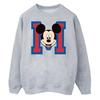Mens Mickey Mouse Face Sweatshirt