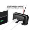 1 Комплект 18 Вт Qc3.0 Порт Usb A и 30 Вт Pd Порт Usb C 12 В RV Розетка Usb Панель Зарядки со Светодиодной Подсветкой для Автомобиля Морской