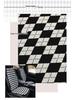 Universal Car Seat Cushion with Jacquard Knitted Diamond Grid - Anti-Slip, Fashionable Car Interior Accessory