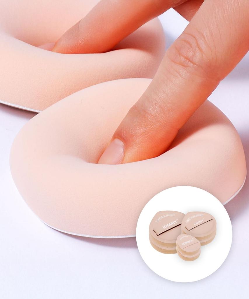 Baby Butt Glow Puff Best 6-Piece Set. 2 Standard (L) + 2 Cushion (M) + 2 Copper Puffs (S)