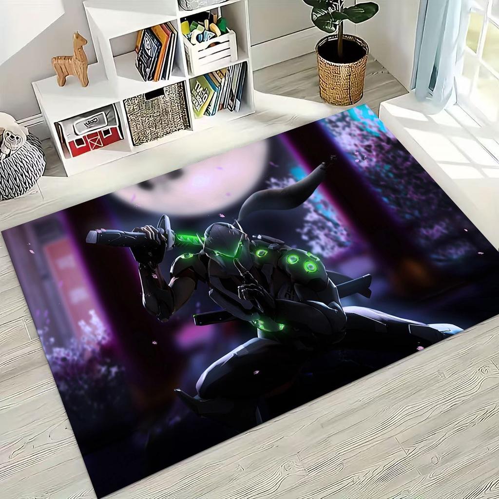 Игра OW Overwatch D.VA Мэй Жнец Мультяшный 3D Ковер для Спальни Гостиной Дивана Домашний Придверный Коврик Декор, Большой Детский Нескользящий Напольный Коврик