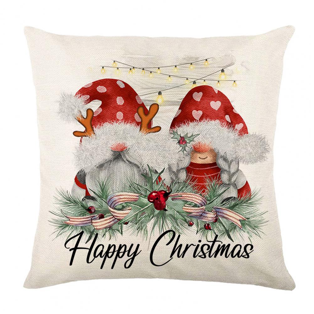 С Рождеством украшение для дома Рождественская наволочка Рождественское украшение наволочка Natal Navidad Новогодний подарок 2022 45x45 см