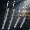 1/2/3/4/5/6/7/8PCS,Kitchen Knife Blade Set 67layers Damascus Steel Sashimi Knife Blade Utility Knife Blade DIY Making Tools