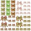 Christmas Supplies 12 Pieces Bow Decoration Bow Christmas Accessories Gift Box Decoration Tree Garland Decoration