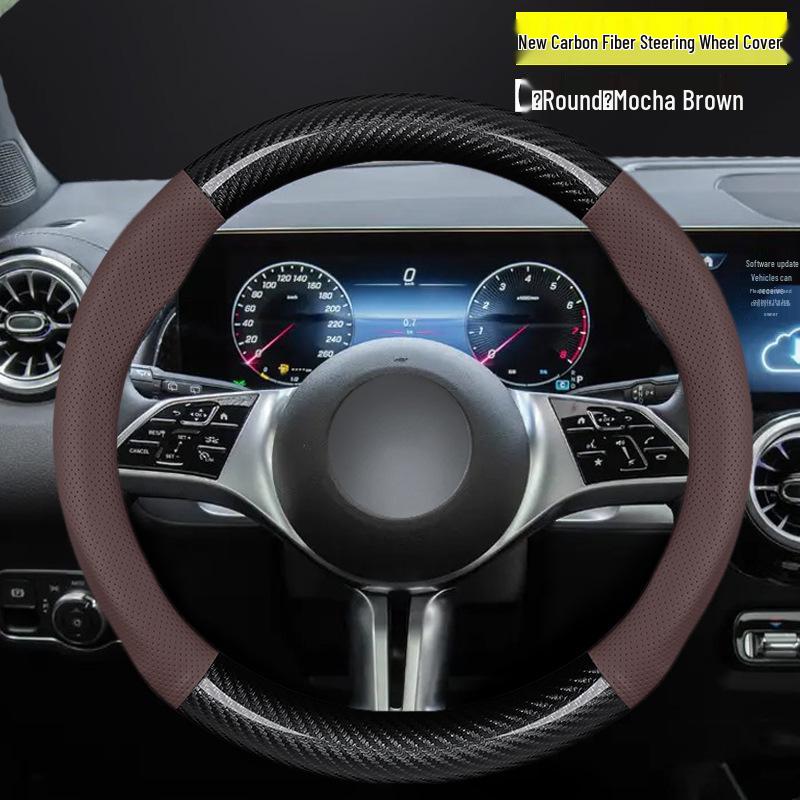 Ручная сшитая оплетка руля для Chery Tiggo 8/7/5X/3 (2018/2019) & Arrizo 5 (2019)
