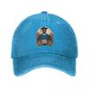 Kanye West Graduation Baseball Caps Classic Distressed Denim Meme Hip Hop Rap Snapback Hat Men Women Outdoor Adjustable Hats Cap