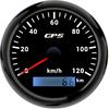 85MM GPS Speedometer Gauge For Motorcycle Marine Boat Truck 30~200 Kmh Speed Gauge Meter With GPS Antenna 7 Color LED Backlight