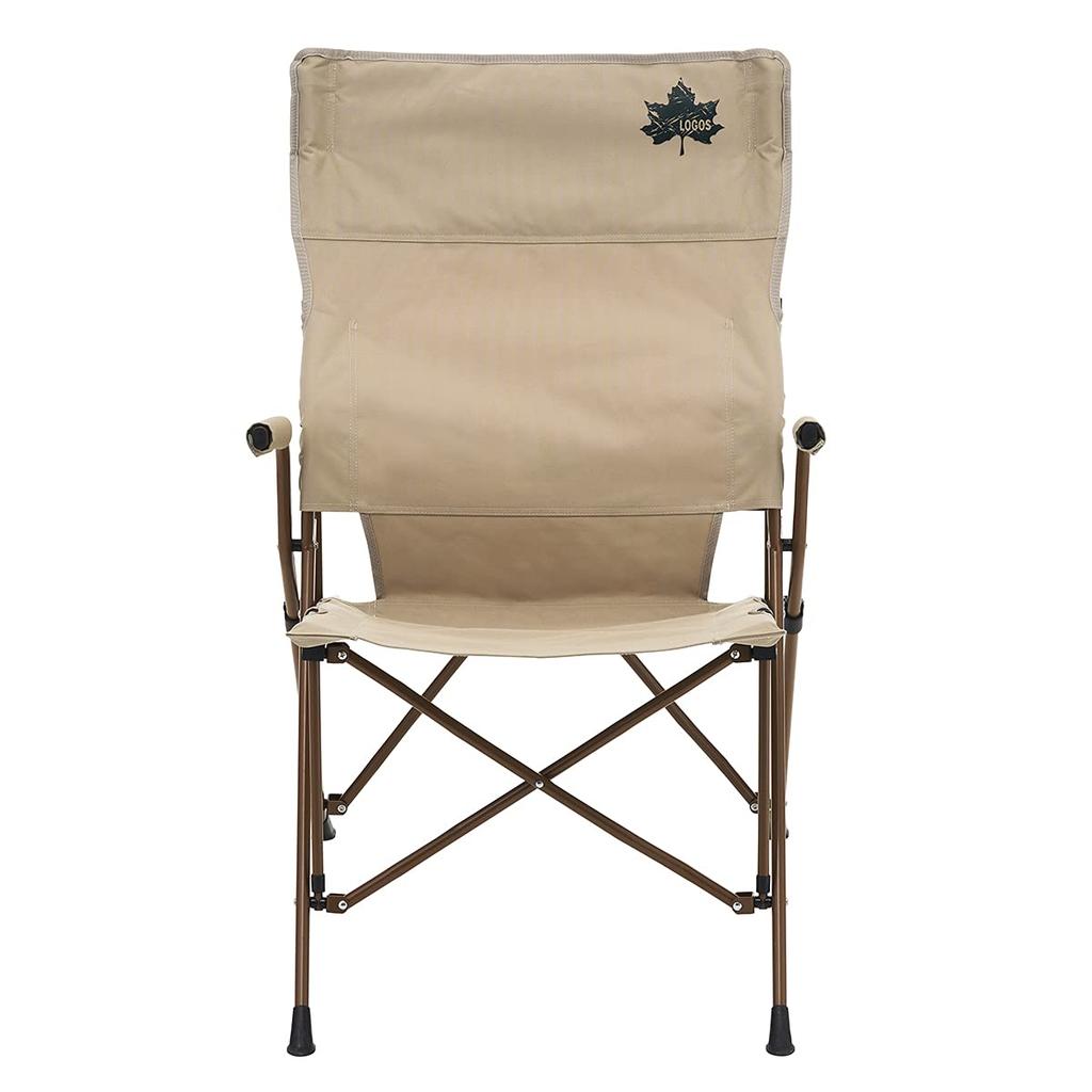 LOGOS Tradcanvas Work Back Chair 73173168 Beige Outdoor Folding Camping Chair Load Capacity 150kg