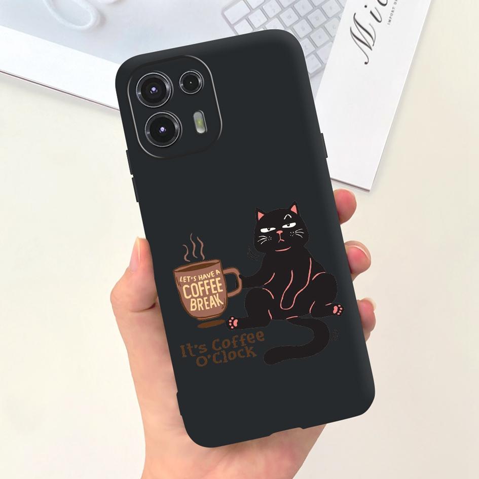 Чехол для Moto Edge 20 Lite XT2139-1 Funda Модный Расписной Черный Мягкий Силиконовый Защитный Чехол Для Motorola Edge 20 Fusion Coque