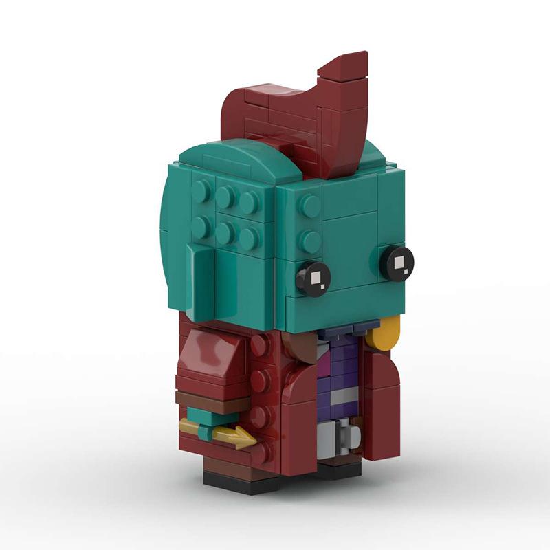 Building Block Compatible, Marvel-Yondu-Mechanical Fin Creative Assembly Square Head Brick Model Gift