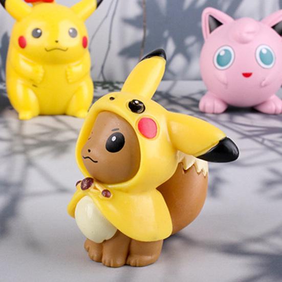 7Pcs Pokemon Figures Realistic Decoration Fine Workmanship Pokemon Battle Figure Toys for Children