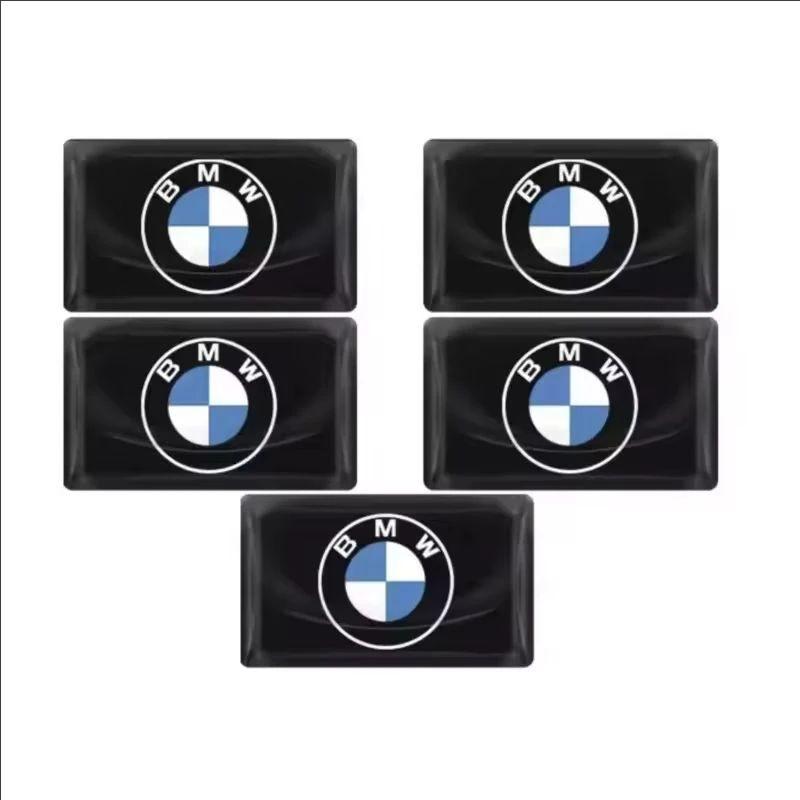 IAMS9 5/10pcs M Logo Car Steering Wheel Hub Caps Center Emblem Badge Sticker For BMW M E34E36 E60 E90 E46 E39 E70 F10 Motorcycle Decal
