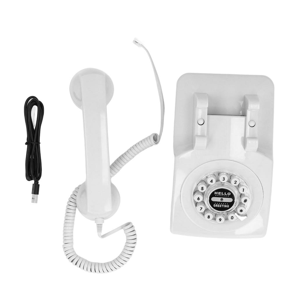 Voice Record Guest Book 120 Hours Recording 8G Capacity Retro Style Messages Guest Book Telephone