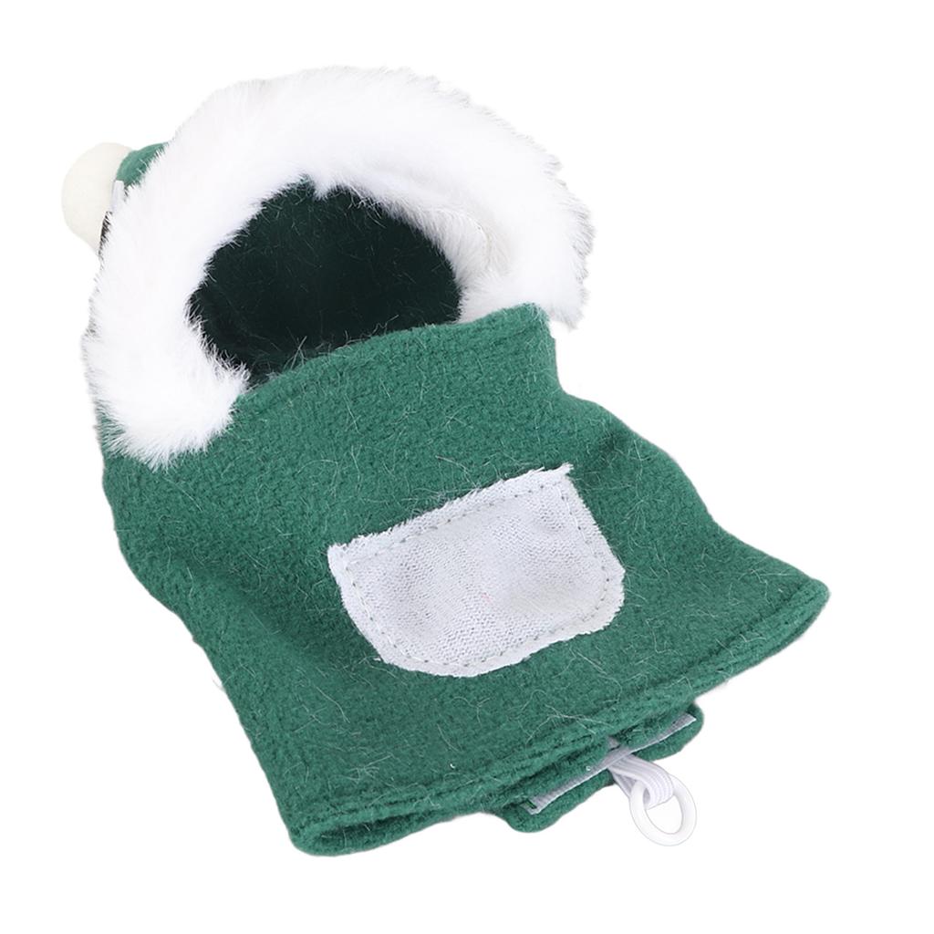 Christmas Bird Clothes Soft Skin Friendly Cute Hooded Bird Flight Suit for Parrot Lovebird