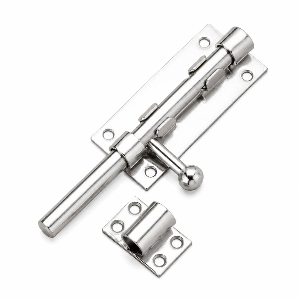 304 Stainless Steel Slide Bolt Lock Heavy Duty Gate Latch Durable Barrel Bolt Latch Gate