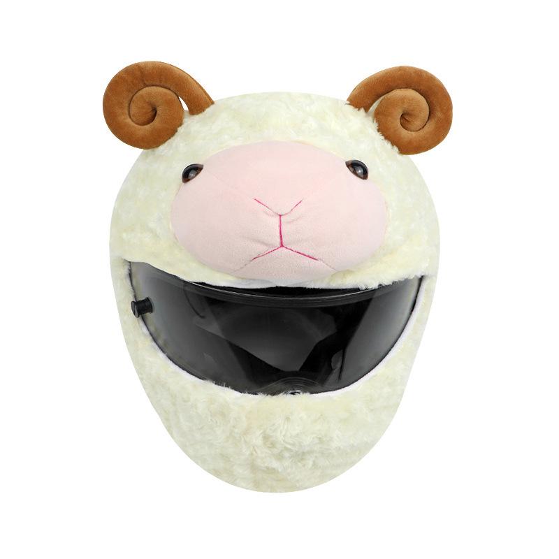 Custom Plush Helmet Cover - Soft, Durable, Wear-Resistant, Cute Cartoon Design