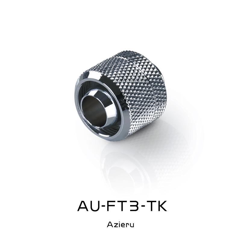 2PCS Soft Tube Connector 10x16 For PVC/PE Flexible Tubing PC Water Cooling Fitting Silver / Black AU-FT3-TK