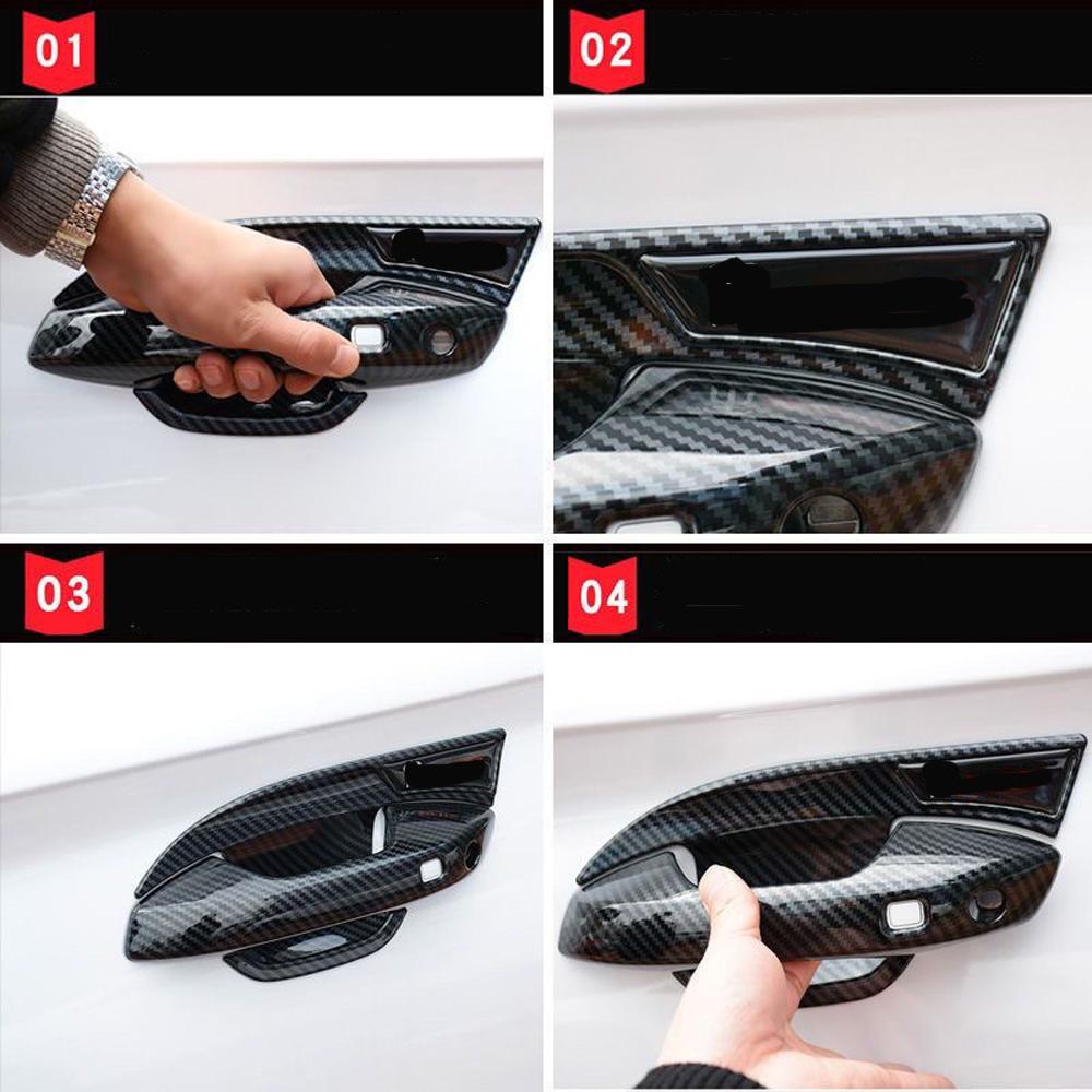 Для BYD Song Plus Seal U Sealion 6 DM-i 2023~2025 LHD Защитная накладка на наружную ручку двери Антицарапины Декоративные аксессуары