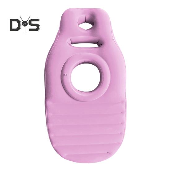 Надувной коврик для йоги для беременных, эргономичный матрас из ПВХ для поддержки сна с отверстием, герметичный, облегчающий боль во время беременности, надувная подушка для всего тела