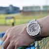 [Orient Star] Автоматические часы с скелетоном Avant-Garde RK-AV0A02S - Белый/Серебристый