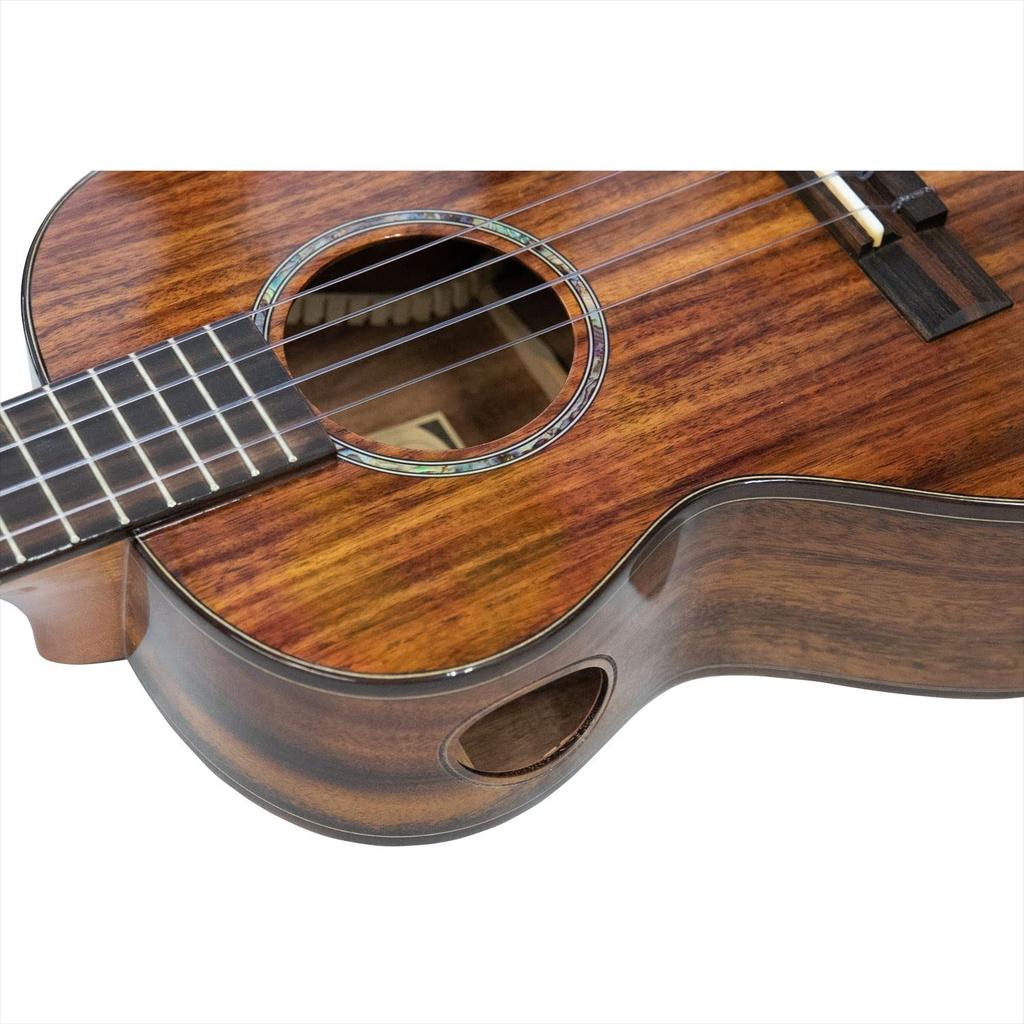 Domestically inspected Concert Size Ukulele Case Natural [Kai UKULELE] KC-5000R/EQ (Built-in Pickup, Included)