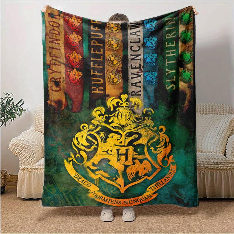Harry Potter Hogwarts House Crests Wall Scroll DecorPrint Blanket, Soft Blanket For Sofa Office Bed And Travelling Daughter Birthday Gift es