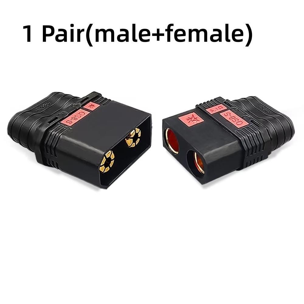 Anti Spark QS8-S Connector Gold Plated RC Accessories New QS8P-S Battery Plug  for RC Model Car