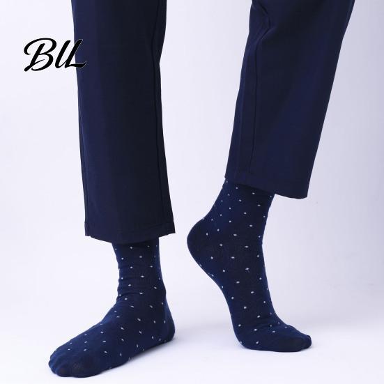 Breathable Business Socks for Men Men's Dress Socks, Comfortable Crew Sock, Solid, Striped, Argyle, Dotted Formal Meeting Long Large Size Geometric