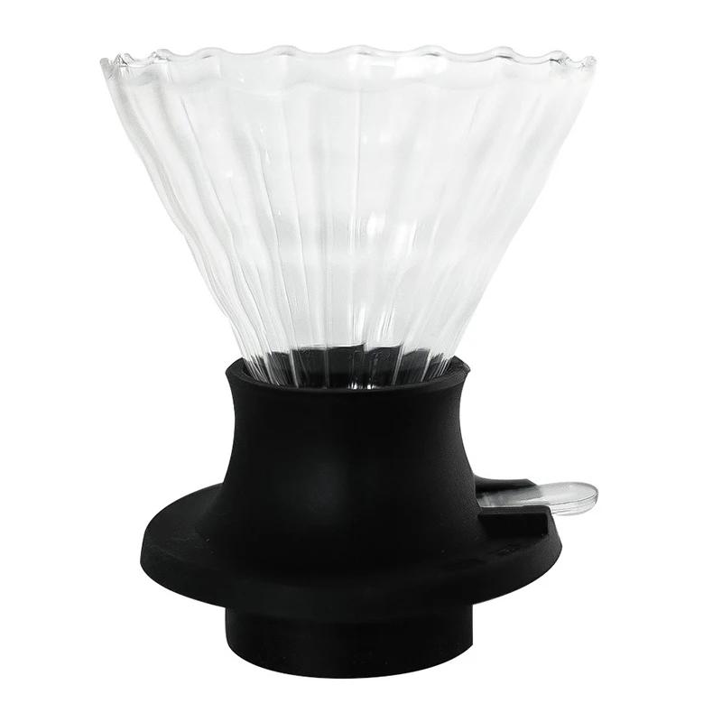 Reusable Glass Coffee Immersion Dripper Filtration Cup Hand Brewing Coffee Maker Filtration For Home Office Restaurant Coffee Shop Use