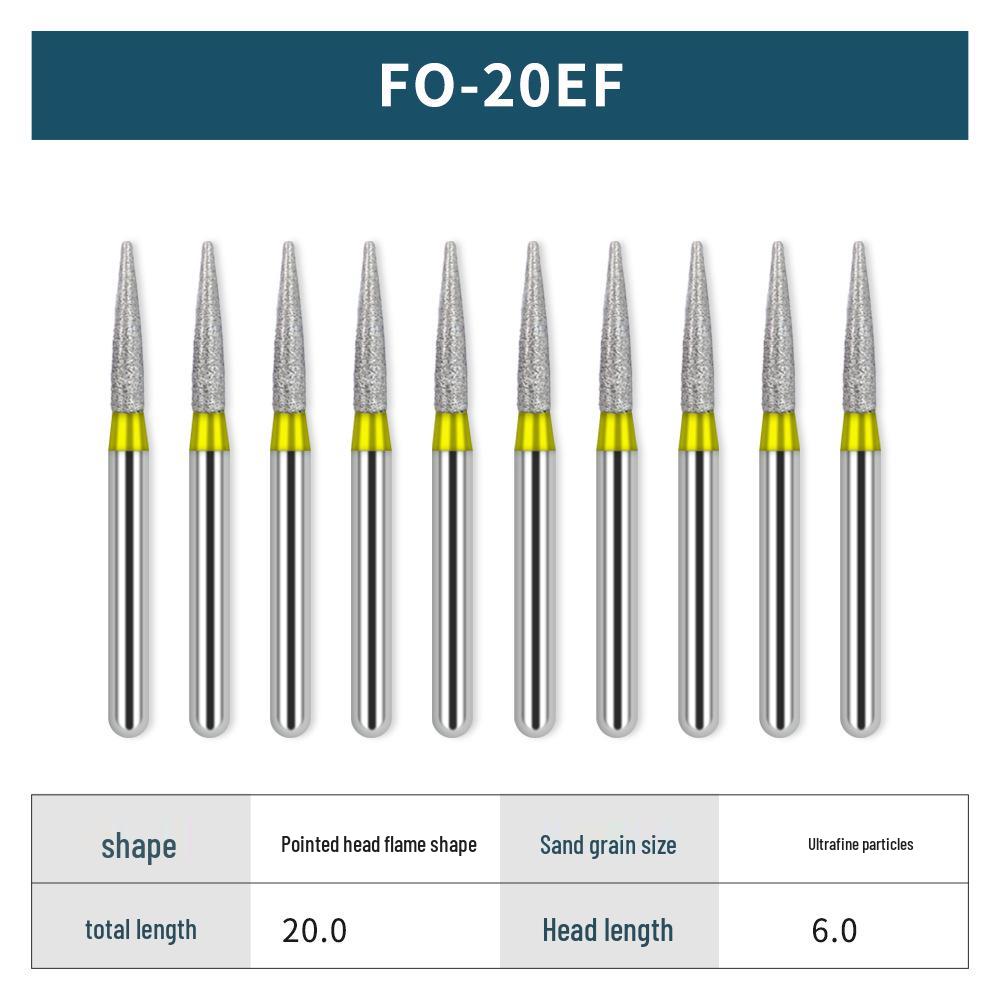 High-Speed Diamond Dental Burs for Polishing, Grinding, and Oral Care