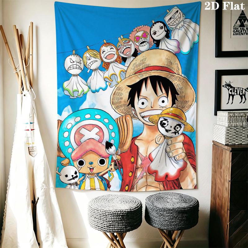 One Piece Wall Tapestry Aesthetic Wall Hanging Printed Fabric Blanket Decorative Tapestries for Bedroom Living Room Home Decor