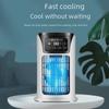 Compact Desktop Silent Cooling Fan with Water-Cooling Technology