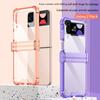 Защитный прозрачный чехол для телефона Samsung Galaxy Z Flip 4 5g Flip4 Zflip4 с четырьмя углами, прозрачная задняя крышка Sfot с защитой от падения