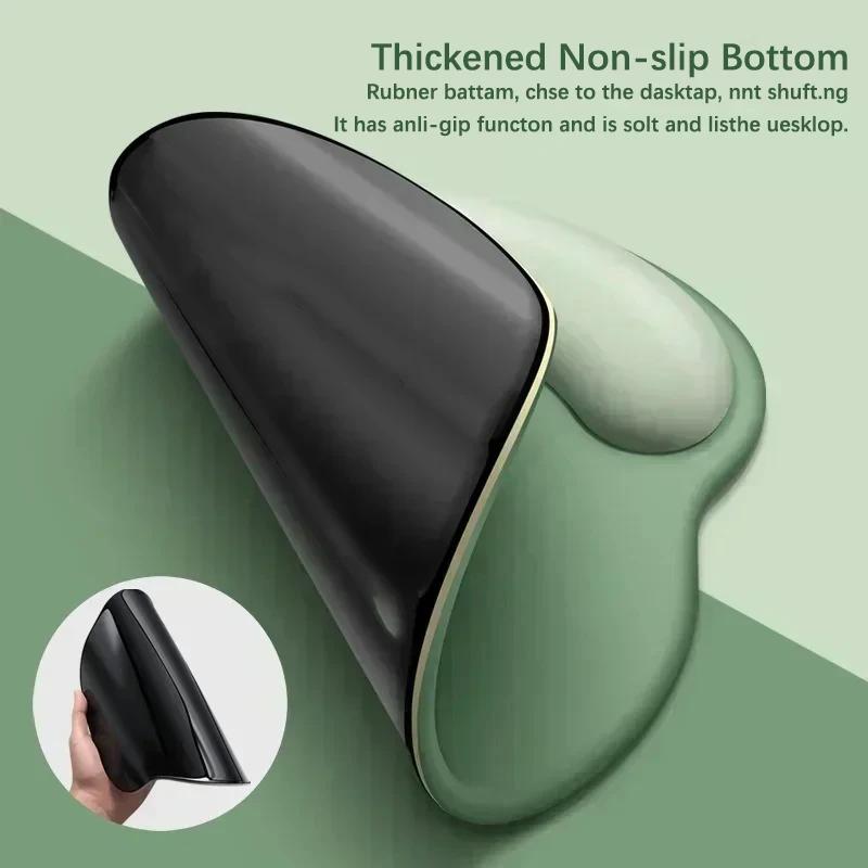 Gradient Color Mouse Pad Comfortable Wrist Rest Non-slip Mouse Pad Soft Mouse Pad Wrist Rest Computer Desktop Silicone Mouse Pad