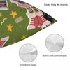 Claire Miss Circle Cartoon Pillow Case Fundamental Paper Education Cushion Covers Creative Decor Pillowcase For Home 40*40Cm