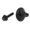 8T 27T Helical Bevel Gear with Gasket Steel Gear Set for Axial SCX10 II III 90046 1/10 RC Car