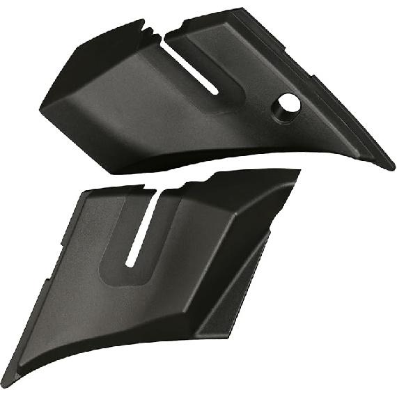 Windshield Wiper Cowl End Panel Compatible With Chevy Silverado Truck 1500 2500 3500 LH & RH 2007-2013 1 Pair Black Air Inlet Grille 15946001