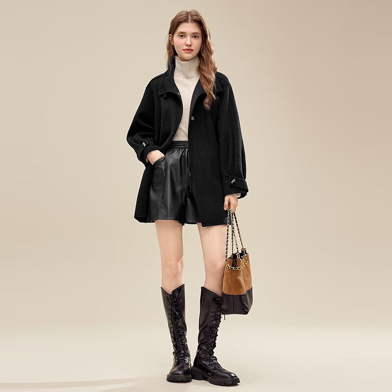 Betu Women's Premium 100% Lamb Wool Winter Coat