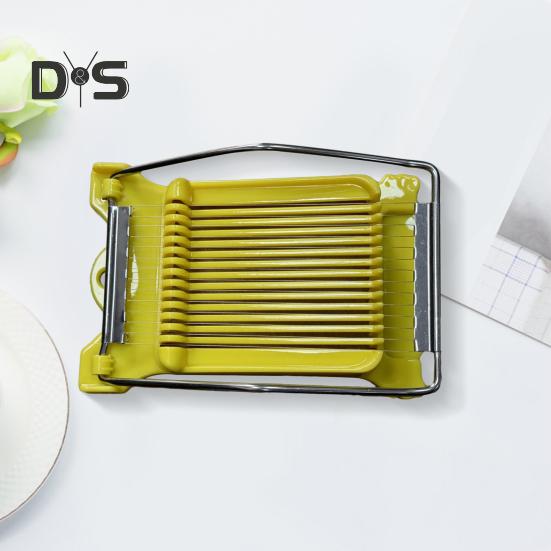 Картофельная яйцерезка Easy Press Пищевая ломтерезка Luncheon Meat Cutter с 14 проволоками из нержавеющей стали Сырорезка для мягких фруктов Тофу Фрукты дракона