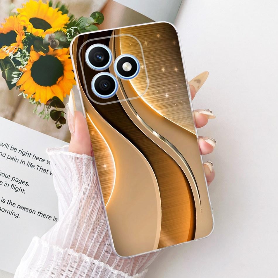 Для Honor X8d 2026 Крутой Чехол для Телефона с Рисунком Дракона и Тигра Для Honor X8D 4G Мягкий Силиконовый TPU Чехлы Бамперы