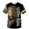 The Lion King 3D Print Men T-shirt Summer New O Neck Short Sleeve Tees Tops 3D Style Male Clothes Fashion Casual T-shirts